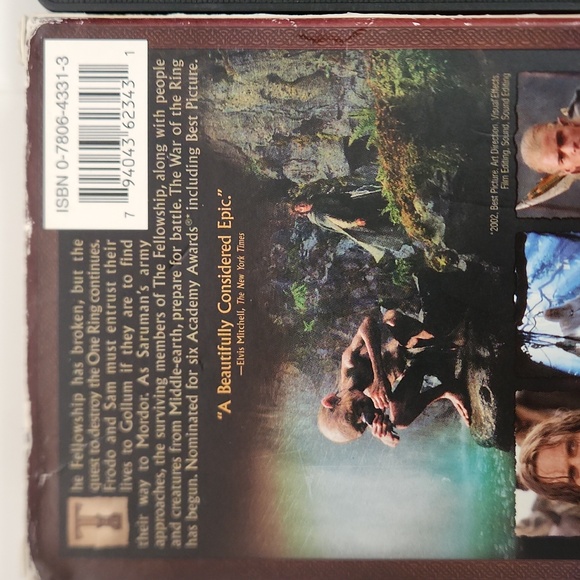 THE LORD OF THE RINGS: THE TWO TOWERS VHS - Picture 4 of 10